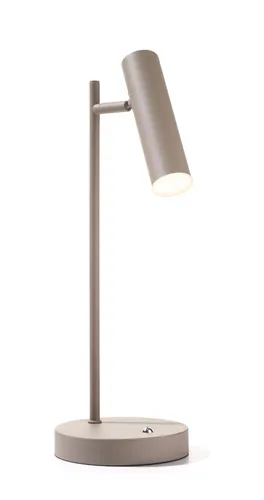 casa NOVA Tischleuchte FOX 16x47 cm beige
