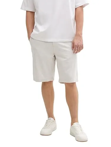 TOM TAILOR Denim Regular Fit Chino Shorts, Tree Moss Green, XL