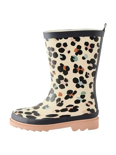 NEXT Mädchen Gummistiefel Leopard Print 29