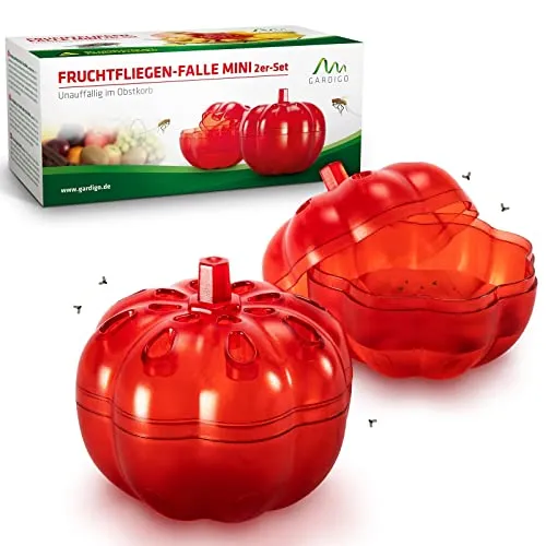 Gardigo Fruchtfliegen-Falle Mini 2er-Set