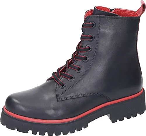 Piazza Damen 960032-01 Stiefelette, Schwarz, 40 EU - Wanderschuhe mit Lederdecksohle für hohen Tragekomfort und stilvolles Design, ideal für Outdoor-Aktivitäten.