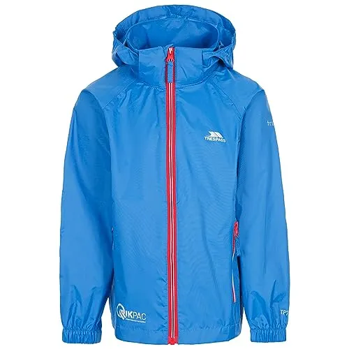 Trespass Unisex Kinder Qikpac X Jacke, blau, 9 Jahre