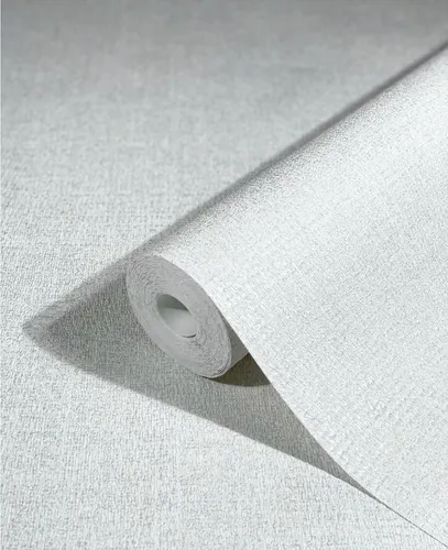 Marburg Vliestapete Mesh uni in weiß von marburg