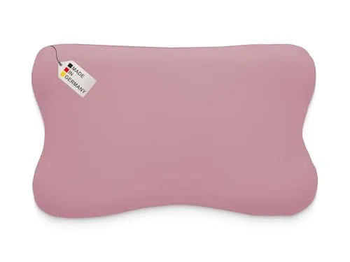 Dukal | Kissenbezug passend für Blackroll Recovery Pillow Kopfkissen | Third of Life Re-Charge und Recovery | smartsleep smart Recovery Pillow | MARTneck Kopfkissen | 30 x 50 cm | Farbe: Altrosa