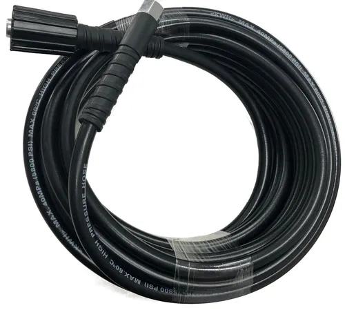 Hochdruckschlauch für 7 PS Hochdruckreiniger 10m M22 400bar - Hochwertiger 10m Hochdruckschlauch für Hochdruckreiniger, max. Druck 400 bar. Ideal für kraftvolle Reinigungseinsätze, flexibel und langlebig für den täglichen Gebrauch.
