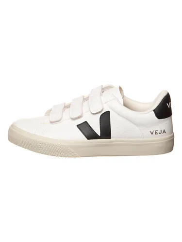 VEJA Recife Logo Herren Sneaker EU 43 - Herren-Sneaker mit umweltfreundlichem ChromeFree Leder und recyceltem Polyester für nachhaltigen Komfort. Schneller und sicherer Halt dank praktischem Klettverschluss.