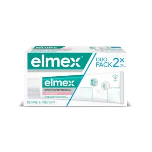 Elmex Sensitive Professional + Zahnfleischpflege 2 x 75 ml Packung