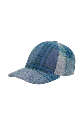 ESPRIT 103EA1P313 Baseball Cap - Stylische Baseball Cap für Herren aus warmem, weich aufgerautem Stoff im Karo Design mit verstellbarem Riegel am Hinterkopf für perfekten Sitz.