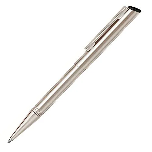 Stempel-Kugelschreiber Heri Diagonal 3004 custom Pearl Nickel