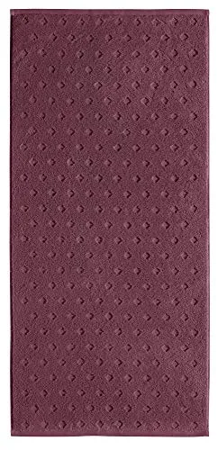 Erwin Müller Walk-Frottier Handtuch Baden Baden Beere Größe 50x100 cm