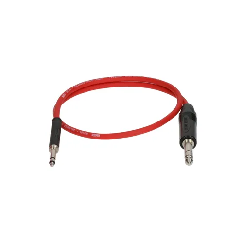 Klotz M4TS3-0060 Patchkabel stereo 0,6 m - Professionelles Patchkabel für Audioanwendungen, extrem flexibel und mit niedrigem Signalverlust, ideal für Tonstudios und enge Platzverhältnisse.