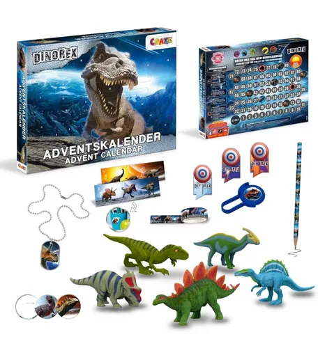 CRAZE 33401 Adventskalender DINOREX Dinosaurier von CRAZE