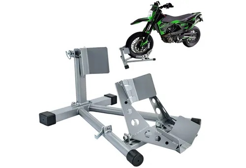 RAMROXX Motorradheber Motorradständer Montageständer mit Wippe verstellbar bis 680kg