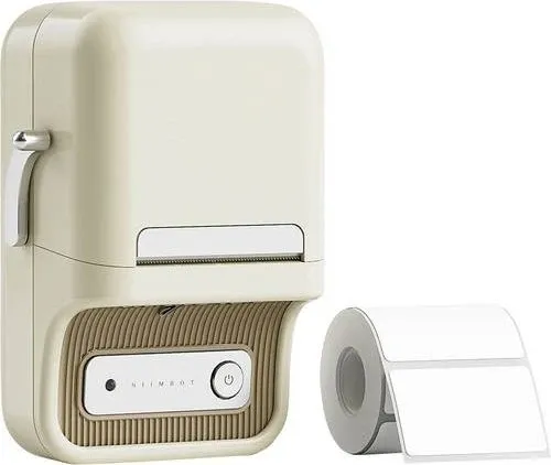 Niimbot B21 Pro Etikettendrucker - Thermotransfer Etikettendrucker mit 2-farbigem Druck, ideal für Büro und Zuhause. Druckauflösung von 300 DPI und schnelle Druckgeschwindigkeit von 50 mm/s.