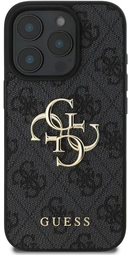 Guess GUHCP16L4GMGGR iPhone 16 Pro Hardcase - Schutzhülle für iPhone 16 Pro, stylisches Design mit großem Logo und optimaler Schutz für dein Smartphone.