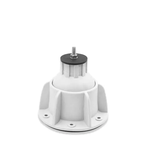 Errecom Steady, Verstellbarer Bodenständer für Außenklimageräte, RAL 9016 - Weiss