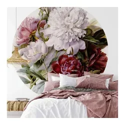 K&L Wall Art Fototapete Redouté Rosen Pfingstrosen von Wall Art