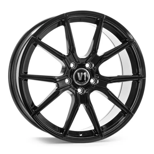 Produktbild V1 WHEELS V1 schwarz glänzend lackiert 8.5Jx19 5x120 ET35
