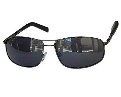 Gil SSC Sonnenbrille Matrix Bikerbrille Motorradbrille Markante Brille Sportlich M 18 (Schwarz Anthrazit)
