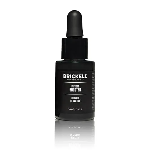 Brickell Men’s Protein Peptides Booster Serum 15 ml - Anti-Aging-Creme mit Proteinpeptiden, revitalisiert die Haut und reduziert feine Linien für ein jugendliches Erscheinungsbild.