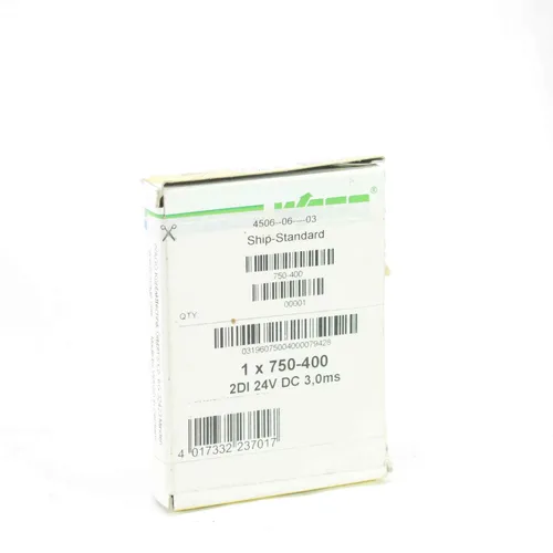 Wago Digital Eingang Digitaleingangsklemme 2DI 24VDC 750-400 -unsld-