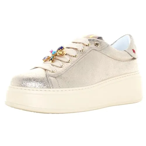 GIO+ PIA315B Combi Puder Gold Sneakers für Damen in gold von GIO+