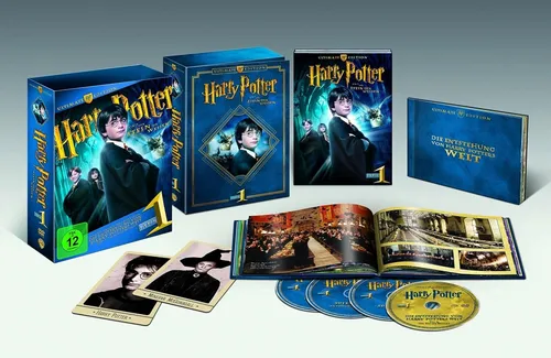 Harry Potter und der Stein der Weisen Ultimate Edition - Ultimate Edition DVD des Abenteuer-Klassikers mit Daniel Radcliffe, enthält zusätzliches Bonusmaterial und ist ideal für Fans der Harry Potter-Reihe.