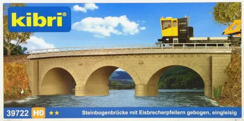 Kibri 39722 ( 9722 ) Spur H0 - Steinbogenbrücke eingleisig NEU und OVP