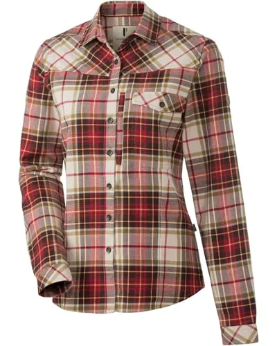 Parforce Jagdbluse Berry-Fresh Beere/Oliv kariert XL