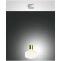 Fabas Luce 3767-40-102 Kino Pendelleuchte 12W Weiss von Fabas Luce