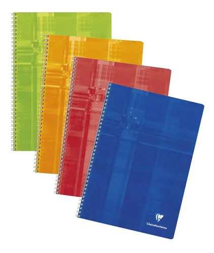 Rhodia Notizbuch DIN A4, kariert, 50 Blatt, Spiralbindung