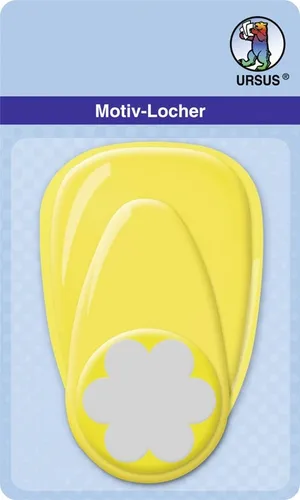 MOTIVLOCHER MIT HEBEL BLUME 38,1 mm MOTIV LOCHER AUS KUNSTSTOFF BASTELN