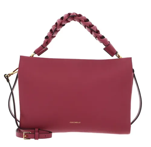 COCCINELLE Umhängetasche Crossbody Double Grainy Leather, aus echtem Leder