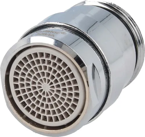 tecuro Kugelgelenk Bidetstrahler mit Luftsprudler M 24 x1 AG - Messing verchromt