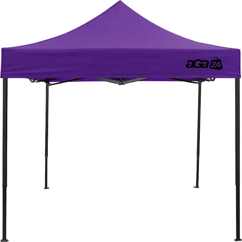 Aga Verkaufsstand ohne Seitenwände 3×3 m Lila in lila von AGA