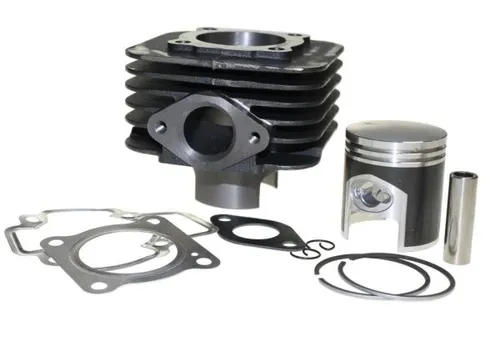 Zylinder Set 70ccm 47mm für Piaggio AC, Gilera und Aprilia - Sonstiges Fahrradzubehör - Leistungssteigerung für Piaggio Roller, korrosionsbeständig und langlebig, ideal für Tuning-Enthusiasten!