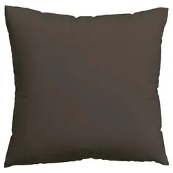 Schlafgut Kopfkissenbezug Woven Satin Dunkelbraun 80x80 cm