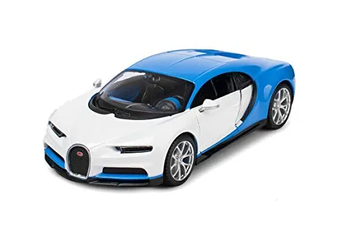 Maisto 32509 Bugatti Chiron Modellauto - Modellfahrzeuge - Maßstab 1:24, detailgetreu und offiziell lizenziert, der Bugatti Chiron ist der schnellste Supersportwagen der Welt mit einer Höchstgeschwindigkeit von 490,48 km/h.