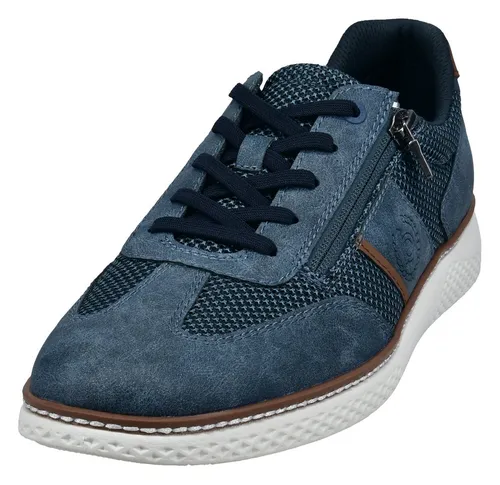 Bugatti Herren Sneakers Dunkelblau Größe 40 - Stylische Bugatti Herren Sneakers in Dunkelblau - mit rutschhemmender Laufsohle und praktischem Reißverschluss für einfachen Einstieg. Ideal für den Alltag!