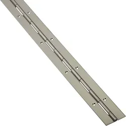 SO-TECH® Möbelbeschlag Stangenscharnier 1000 mm Edelstahl matt - Hochwertiges Möbelscharnier für professionelle Möbelbauprojekte, individuell kürzbar und ideal für DIY-Heimwerker. Robustes Edelstahl V2A für Langlebigkeit.