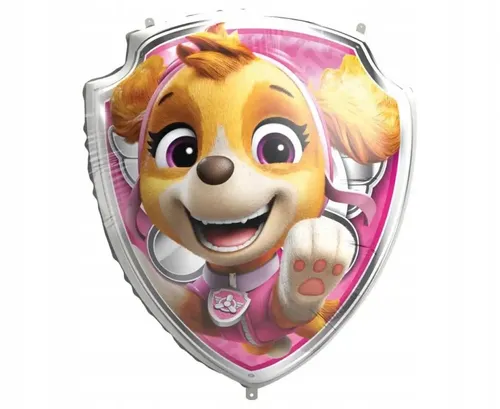 Balon foliowy Tarcza SKYE 68x75 cm NICKELODEON, 1 szt. Godan 5201184971833