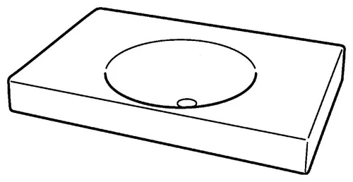 Geberit Preciosa II Waschtisch ohne Hahnloch