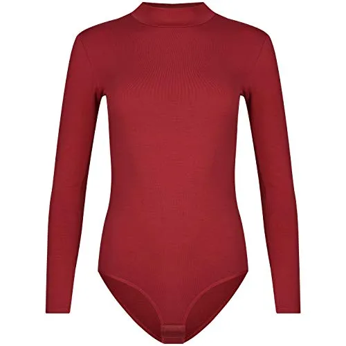 Evoni Damen Body langarm in rot von Evoni