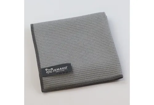 Jemako Trockentuch M 45 x 60 cm grau - Mikrofaser mit Waffelstruktur - Perfekt für streifen- und fusselfreies Trocknen unempfindlicher Oberflächen. Die Waffelstruktur sorgt für strahlenden Glanz und hohe mechanische Leistung. Ideal für Fenster, Spiegel und mehr.