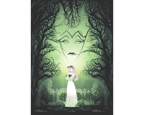 Poster Disney Sleeping Beauty Aurora Maleficent 50x70 cm