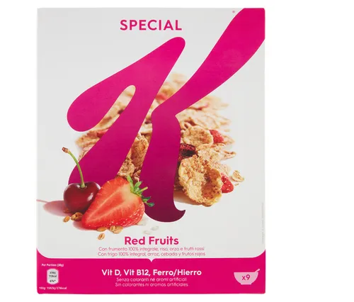 Kellogg's Special K Red Fruits Reisflocken Vollkorn Weizen und Gerste 290g