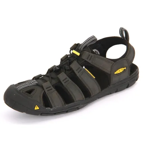 Keen Herren Clearwater CNX Leder Sandalen, Grau (Magnet/Black) 47.5 EU - Wanderschuhe mit innovativem CNX Design für optimale Beweglichkeit und Komfort auf allen Abenteuern.