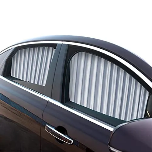 ZATOOTO Sonnenschutz fürs Auto Vorhang, 2 Stück magnetisch für UV- und Hitzeschutz