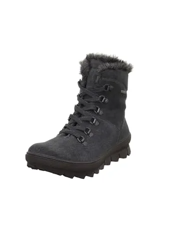 Legero Damen NOVARA Gore-Tex Stiefelette - Charcoal (Grau) - Wanderschuhe mit wasserdichter GORE-TEX Membran, herausnehmbarer Einlegesohle und bequemem Tragegefühl durch Komfortweite 'G'. Ideal für schnelle Einsätze dank praktischem Reißverschluss.
