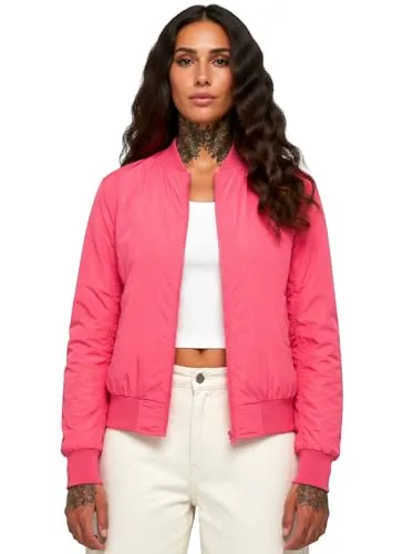 urbandreamz Hibiskus Bloom | M | Leichte Damen Freizeitjacke im Bomber-Style